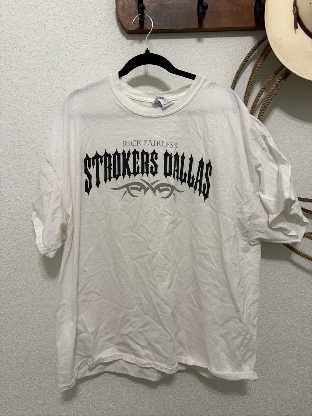 Vintage Rick Fairless Strokers Dallas Custom Choppers Graphic Tee - Size 3XL